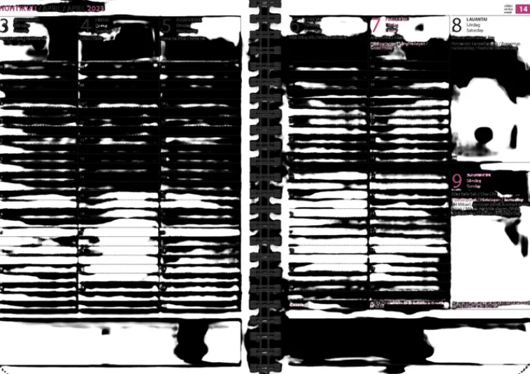 Outlet Vuosikalenteri A5 Heinikko 2024 Kalenterit