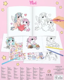 Ylvi Askartelutarvikkeet-Unicorn Varityskirja